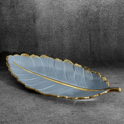 PATERA DEKORACYJNA HIRAL 53 X 23 X 7 CM NIEBIESKI EUROFIRANY PATERA DEKORACYJNA HIRAL 53 X 23 X 7 CM NIEBIESKI EUROFIRANY