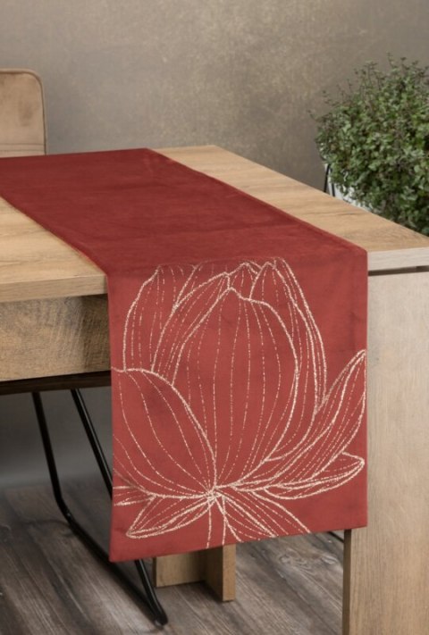 OBRUS BLINK 12 35 X 220 CM CEGLASTY EUROFIRANY OBRUS BLINK 12 35 X 220 CM CEGLASTY EUROFIRANY