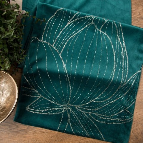 OBRUS BLINK 12 35 X 220 CM CIEMNOTURKUSOWY EUROFIRANY OBRUS BLINK 12 35 X 220 CM CIEMNOTURKUSOWY EUROFIRANY