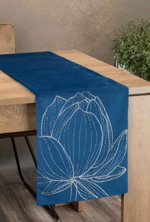 OBRUS BLINK 12 35 X 220 CM GRANATOWY EUROFIRANY OBRUS BLINK 12 35 X 220 CM GRANATOWY EUROFIRANY