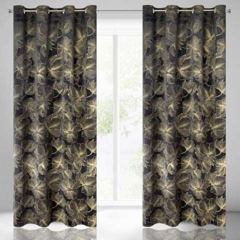 ZASŁONA GOTOWA STELLA 140 X 250 CM CZARNY EUROFIRANY ZASŁONA GOTOWA STELLA 140 X 250 CM CZARNY EUROFIRANY