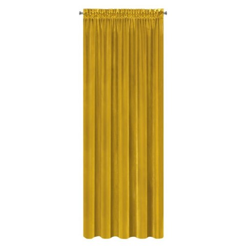 ZASŁONA GOTOWA SAMANTA NA TAŚMIE 140 X 270 CM MUSZTARDOWY EUROFIRANY ZASŁONA GOTOWA SAMANTA NA TAŚMIE 140 X 270 CM MUSZTARDOWY EUROFIRANY