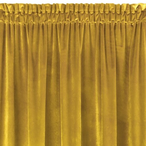 ZASŁONA GOTOWA SAMANTA NA TAŚMIE 140 X 270 CM MUSZTARDOWY EUROFIRANY ZASŁONA GOTOWA SAMANTA NA TAŚMIE 140 X 270 CM MUSZTARDOWY EUROFIRANY