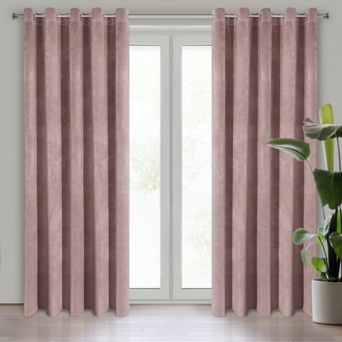 ZASŁONA GOTOWA VILLA 140 X 250 CM PUDROWY RÓŻ EUROFIRANY ZASŁONA GOTOWA VILLA 140 X 250 CM PUDROWY RÓŻ EUROFIRANY