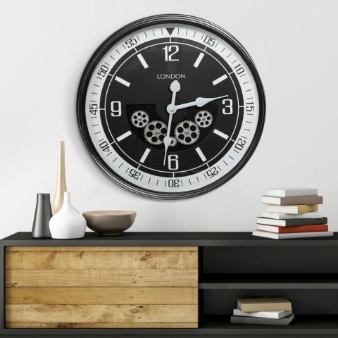 ZEGAR DEKORACYJNY 10 59 X 11 X 59 CM CZARNY EUROFIRANY ZEGAR DEKORACYJNY 10 59 X 11 X 59 CM CZARNY EUROFIRANY
