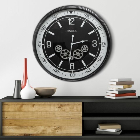 ZEGAR DEKORACYJNY 10 59 X 11 X 59 CM CZARNY EUROFIRANY ZEGAR DEKORACYJNY 10 59 X 11 X 59 CM CZARNY EUROFIRANY