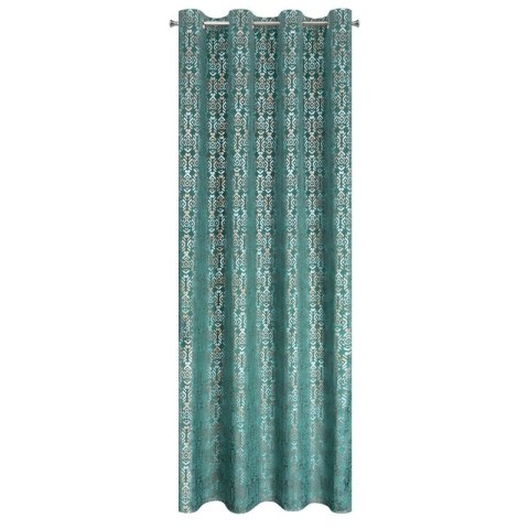 ZASŁONA GOTOWA LAURA 140 X 250 CM TURKUSOWY EUROFIRANY ZASŁONA GOTOWA LAURA 140 X 250 CM TURKUSOWY EUROFIRANY