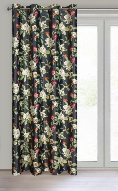 ZASŁONA GOTOWA ALEA 140 X 250 CM CZARNY EUROFIRANY ZASŁONA GOTOWA ALEA 140 X 250 CM CZARNY EUROFIRANY