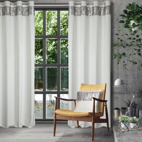 ZASŁONA GOTOWA JASPER 140 X 250 CM BIAŁY EUROFIRANY ZASŁONA GOTOWA JASPER 140 X 250 CM BIAŁY EUROFIRANY