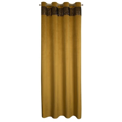 ZASŁONA GOTOWA JASPER 140 X 250 CM ZŁOTY EUROFIRANY ZASŁONA GOTOWA JASPER 140 X 250 CM ZŁOTY EUROFIRANY