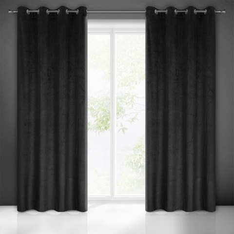 ZASŁONA GOTOWA LILI 140 X 250 CM CZARNY EUROFIRANY ZASŁONA GOTOWA LILI 140 X 250 CM CZARNY EUROFIRANY