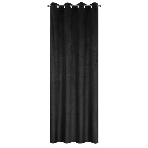 ZASŁONA GOTOWA LILI 140 X 250 CM CZARNY EUROFIRANY ZASŁONA GOTOWA LILI 140 X 250 CM CZARNY EUROFIRANY