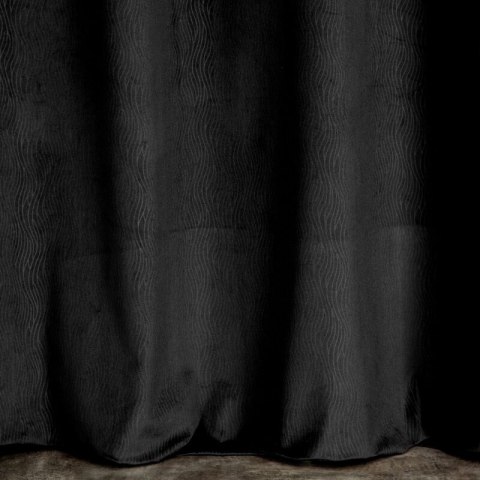 ZASŁONA GOTOWA LILI 140 X 250 CM CZARNY EUROFIRANY ZASŁONA GOTOWA LILI 140 X 250 CM CZARNY EUROFIRANY