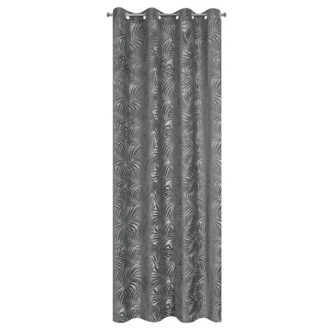 ZASŁONA GOTOWA LIVIA 140 X 250 CM STALOWY EUROFIRANY ZASŁONA GOTOWA LIVIA 140 X 250 CM STALOWY EUROFIRANY