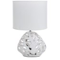 LAMPA DEKORACYJNA DAKOTA (2) O 25 X 40 CM BIAŁY EUROFIRANY