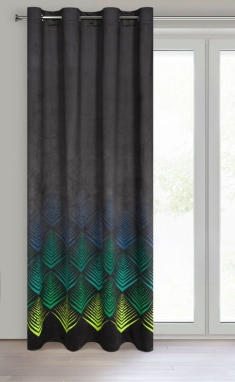 ZASŁONA GOTOWA ANGELINA 140 X 250 CM CZARNY EUROFIRANY ZASŁONA GOTOWA ANGELINA 140 X 250 CM CZARNY EUROFIRANY