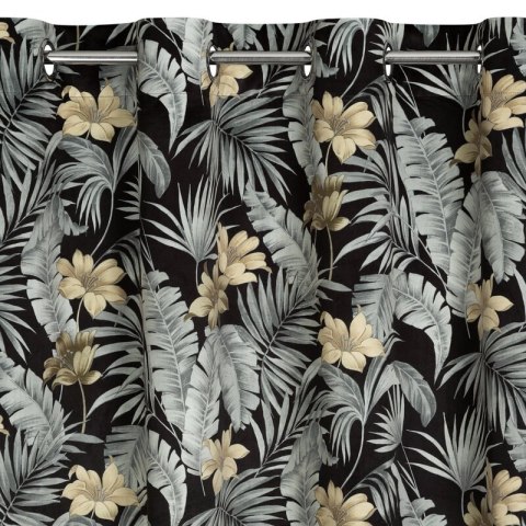 ZASŁONA GOTOWA LOREN 140 X 250 CM CZARNY EUROFIRANY ZASŁONA GOTOWA LOREN 140 X 250 CM CZARNY EUROFIRANY