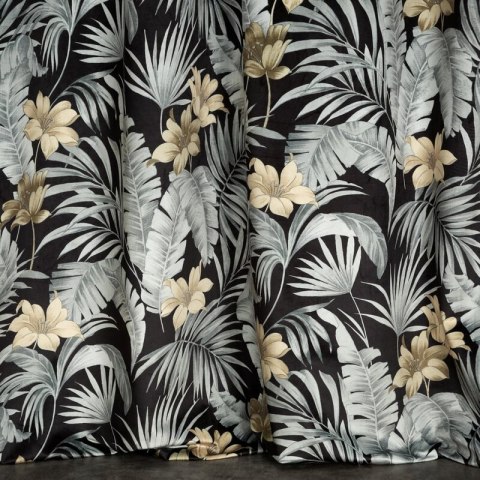 ZASŁONA GOTOWA LOREN 140 X 250 CM CZARNY EUROFIRANY ZASŁONA GOTOWA LOREN 140 X 250 CM CZARNY EUROFIRANY