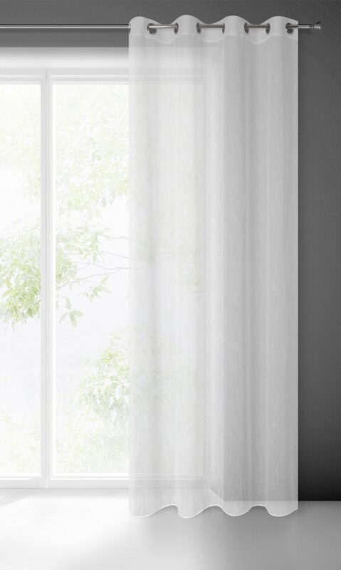 FIRANA GOTOWA CARLA 140 X 250 CM BIAŁY EUROFIRANY FIRANA GOTOWA CARLA 140 X 250 CM BIAŁY EUROFIRANY