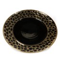 PATERA DEKORACYJNA MADLEN (4) FI 30 X 2 CM CZARNY EUROFIRANY