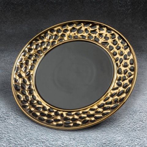 PATERA DEKORACYJNA MADLEN (4) FI 30 X 2 CM CZARNY EUROFIRANY PATERA DEKORACYJNA MADLEN (4) FI 30 X 2 CM CZARNY EUROFIRANY