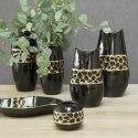 PATERA DEKORACYJNA MADLEN (4) FI 30 X 2 CM CZARNY EUROFIRANY