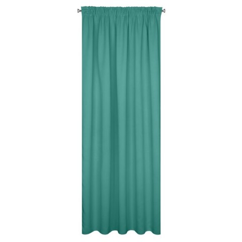 ZASŁONA GOTOWA D91 PARISA NA TAŚMIE 140 X 270 CM TURKUSOWY EUROFIRANY ZASŁONA GOTOWA D91 PARISA NA TAŚMIE 140 X 270 CM TURKUSOWY EUROFIRANY