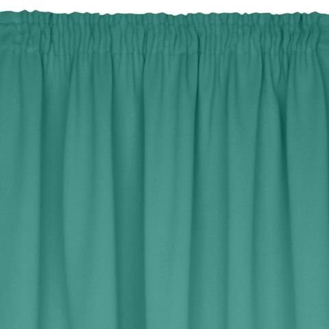 ZASŁONA GOTOWA D91 PARISA NA TAŚMIE 140 X 270 CM TURKUSOWY EUROFIRANY ZASŁONA GOTOWA D91 PARISA NA TAŚMIE 140 X 270 CM TURKUSOWY EUROFIRANY