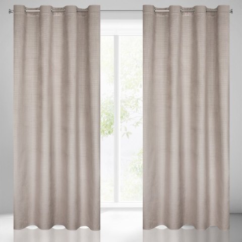 ZASŁONA GOTOWA DARCY 140 X 250 CM BEŻOWY EUROFIRANY ZASŁONA GOTOWA DARCY 140 X 250 CM BEŻOWY EUROFIRANY