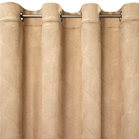 ZASŁONA GOTOWA GOJA 140 X 250 CM BEŻOWY EUROFIRANY ZASŁONA GOTOWA GOJA 140 X 250 CM BEŻOWY EUROFIRANY