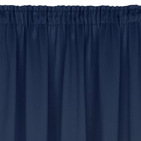 ZASŁONA GOTOWA LOGAN NA TAŚMIE 135 X 270 CM GRANATOWY EUROFIRANY ZASŁONA GOTOWA LOGAN NA TAŚMIE 135 X 270 CM GRANATOWY EUROFIRANY
