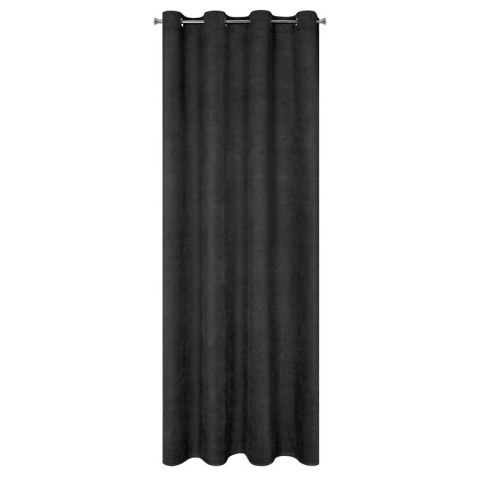 ZASŁONA GOTOWA MILO 140 X 250 CM CZARNY EUROFIRANY ZASŁONA GOTOWA MILO 140 X 250 CM CZARNY EUROFIRANY