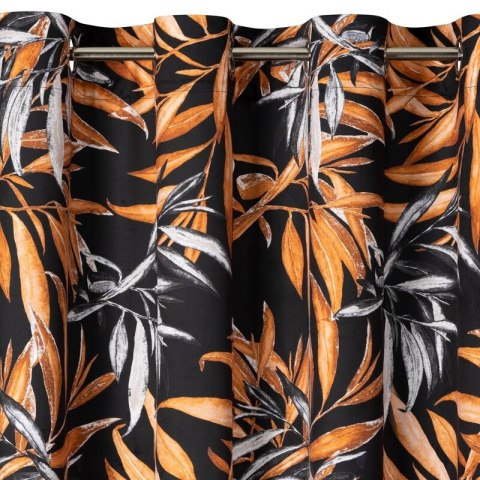 ZASŁONA GOTOWA ZOJA 140 X 250 CM CZARNY EUROFIRANY ZASŁONA GOTOWA ZOJA 140 X 250 CM CZARNY EUROFIRANY