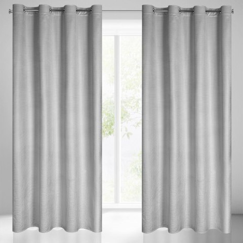 ZASŁONA GOTOWA DARCY 140 X 250 CM SREBRNY EUROFIRANY ZASŁONA GOTOWA DARCY 140 X 250 CM SREBRNY EUROFIRANY