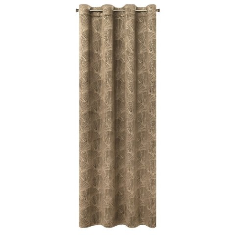 ZASŁONA GOTOWA GOJA 140 X 250 CM BRĄZOWY EUROFIRANY ZASŁONA GOTOWA GOJA 140 X 250 CM BRĄZOWY EUROFIRANY