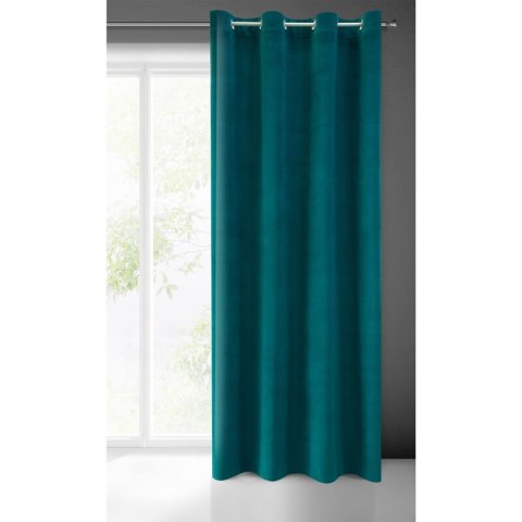 ZASŁONA GOTOWA MILO 140 X 250 CM CIEMNOTURKUSOWY EUROFIRANY ZASŁONA GOTOWA MILO 140 X 250 CM CIEMNOTURKUSOWY EUROFIRANY