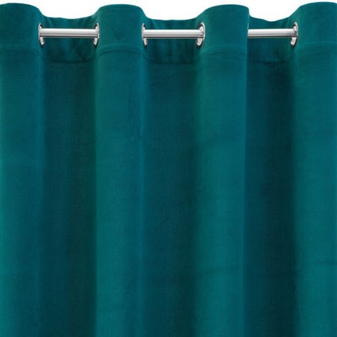 ZASŁONA GOTOWA MILO 140 X 250 CM CIEMNOTURKUSOWY EUROFIRANY ZASŁONA GOTOWA MILO 140 X 250 CM CIEMNOTURKUSOWY EUROFIRANY