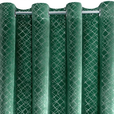 ZASŁONA GOTOWA D91 MOLY 140 X 250 CM ZIELONY EUROFIRANY ZASŁONA GOTOWA D91 MOLY 140 X 250 CM ZIELONY EUROFIRANY