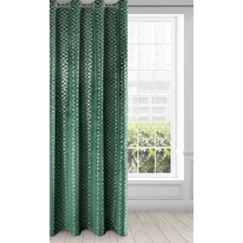 ZASŁONA GOTOWA D91 MOLY 140 X 250 CM ZIELONY EUROFIRANY ZASŁONA GOTOWA D91 MOLY 140 X 250 CM ZIELONY EUROFIRANY