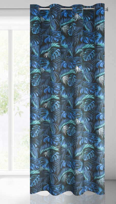 ZASŁONA GOTOWA LAZUR 140 X 250 CM CZARNY EUROFIRANY ZASŁONA GOTOWA LAZUR 140 X 250 CM CZARNY EUROFIRANY