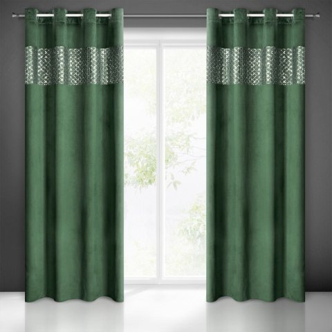 ZASŁONA GOTOWA MARGOT 140 X 250 CM CIEMNOZIELONY EUROFIRANY ZASŁONA GOTOWA MARGOT 140 X 250 CM CIEMNOZIELONY EUROFIRANY