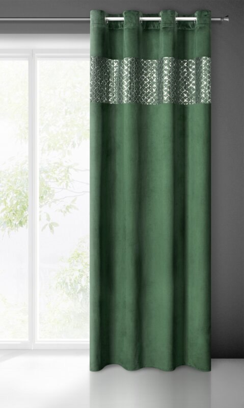 ZASŁONA GOTOWA MARGOT 140 X 250 CM CIEMNOZIELONY EUROFIRANY ZASŁONA GOTOWA MARGOT 140 X 250 CM CIEMNOZIELONY EUROFIRANY