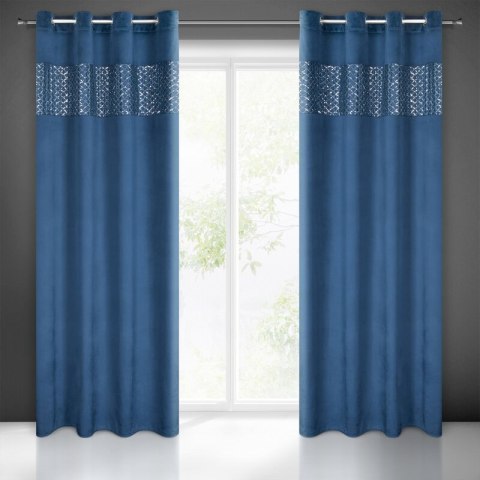 ZASŁONA GOTOWA MARGOT 140 X 250 CM GRANATOWY EUROFIRANY ZASŁONA GOTOWA MARGOT 140 X 250 CM GRANATOWY EUROFIRANY