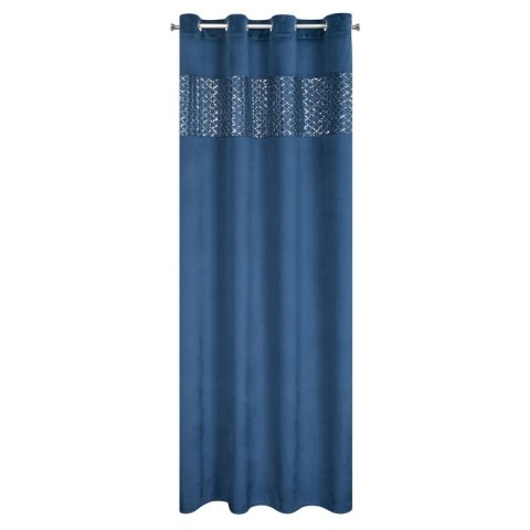 ZASŁONA GOTOWA MARGOT 140 X 250 CM GRANATOWY EUROFIRANY ZASŁONA GOTOWA MARGOT 140 X 250 CM GRANATOWY EUROFIRANY
