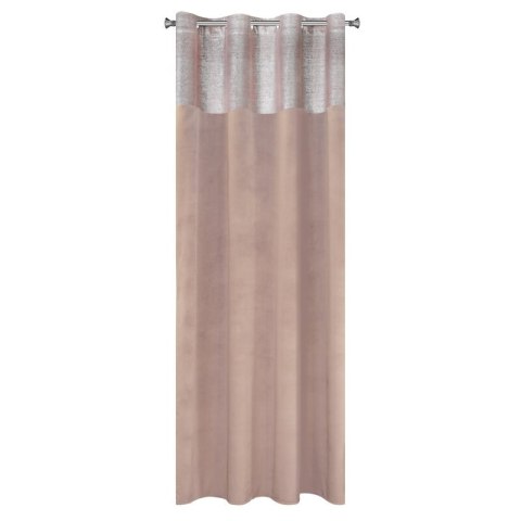 ZASŁONA GOTOWA PERI 140 X 250 CM PUDROWY RÓŻ EUROFIRANY ZASŁONA GOTOWA PERI 140 X 250 CM PUDROWY RÓŻ EUROFIRANY