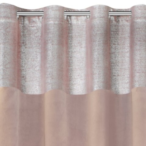 ZASŁONA GOTOWA PERI 140 X 250 CM PUDROWY RÓŻ EUROFIRANY ZASŁONA GOTOWA PERI 140 X 250 CM PUDROWY RÓŻ EUROFIRANY