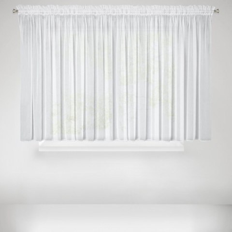 FIRANA GOTOWA ADEN NA TAŚMIE 400 X 145 CM BIAŁY EUROFIRANY FIRANA GOTOWA ADEN NA TAŚMIE 400 X 145 CM BIAŁY EUROFIRANY