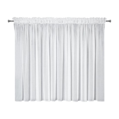 FIRANA GOTOWA ADEN NA TAŚMIE 400 X 145 CM BIAŁY EUROFIRANY FIRANA GOTOWA ADEN NA TAŚMIE 400 X 145 CM BIAŁY EUROFIRANY
