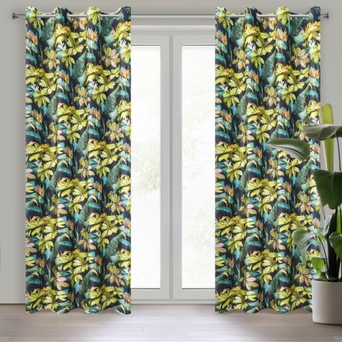 ZASŁONA GOTOWA D91 LIVY 140 X 250 CM CZARNY EUROFIRANY ZASŁONA GOTOWA D91 LIVY 140 X 250 CM CZARNY EUROFIRANY