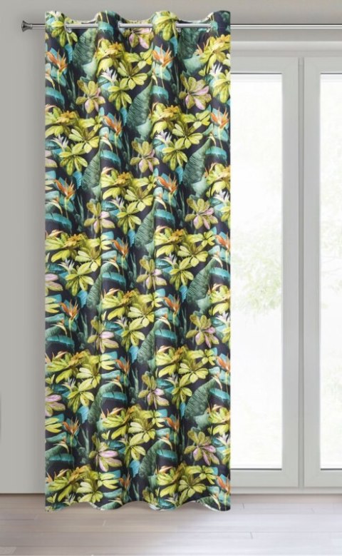 ZASŁONA GOTOWA D91 LIVY 140 X 250 CM CZARNY EUROFIRANY ZASŁONA GOTOWA D91 LIVY 140 X 250 CM CZARNY EUROFIRANY